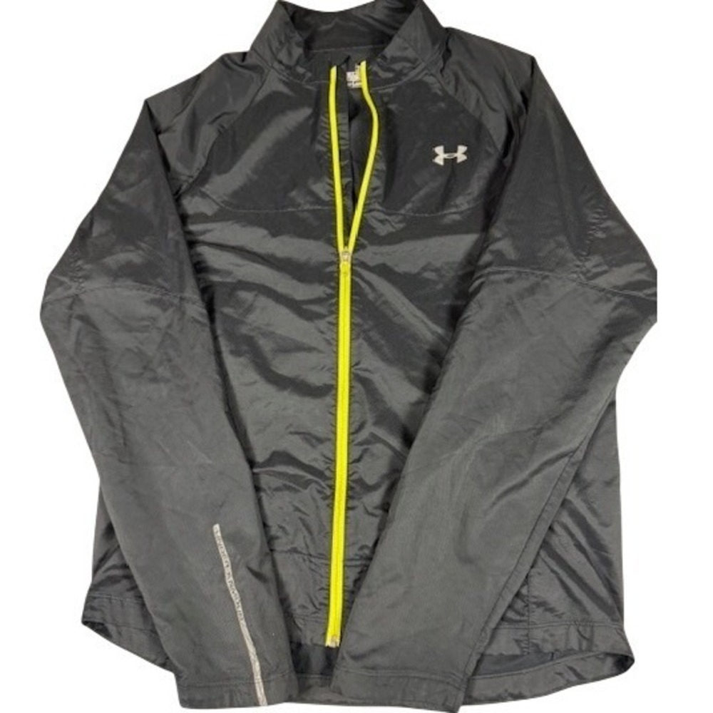Under Armour Jacket Mens XL ColdGear Full Zip Windbreaker Ripstop